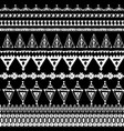 seamless pattern with native zigzag ornaments vector image vector image