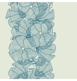 hand drawn seamless floral pattern vector image vector image