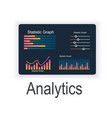 data analysis vector image
