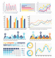 diagram and infographics with segments explanation vector image