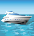 yacht vector image