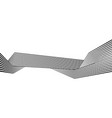 black and white stripe line abstract graphic vector image vector image