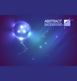 alien bubble futuristic background vector image