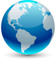 earth icon vector image