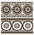 scroll abstract indian pattern vector image