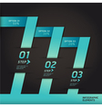 modern infographics arrow origami style vector image vector image