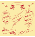 ribbons set vector image