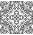 black and white ornament vector image