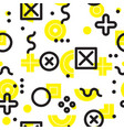 geometric seamless pattern vector image