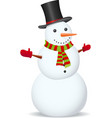 snowman vector image