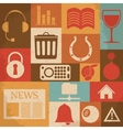 universal retro icons for web and mobile vector image vector image