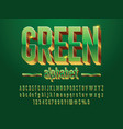 chrome font vector image