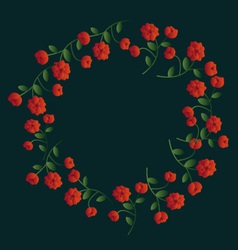 Floral wreath Royalty Free Vector Image - VectorStock