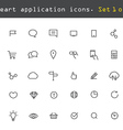 modern web and mobile application pictograms vector image