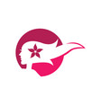hair symbol vector image