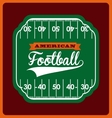 american football vector image