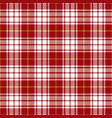 red and yellow tartan plaid seamless pattern vector image