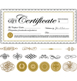 vintage invitations vector image vector image