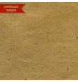 cardboard texture with red ribbon vector image