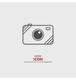 photo camera icon vector image