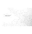 abstract particle background mess network nodes vector image