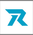 initials r letter logo template icon vector image