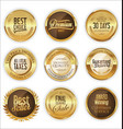 luxury retro badge and labels collection 2 vector image