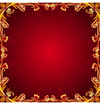 red antique background vector image vector image