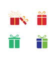 gift box icon vector image