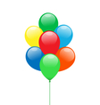 balloons isolated on white vector image