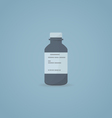 medical bottle vector image vector image