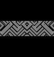 seamless abstract pattern with black white vector image vector image
