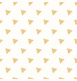 glitter gold triangles seamless pattern isolated vector image