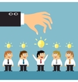 business ideas selection concept vector image vector image