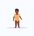cute baby boy infant standing toddler childhood vector image
