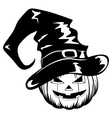 pumpkin in halloween vector image