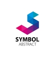 abstract logo vector image
