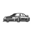 sport muscle car vector image