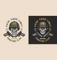vintage shooting club colorful emblem vector image