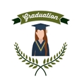 best class graduation design vector image