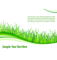 grass wave background vector image