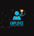 employee appreciation day business with employees vector image vector image