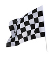 Racing checkered finish flag background Royalty Free Vector