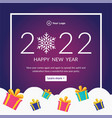 happy new year banner design vector image vector image