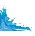 water and bubbles vector image