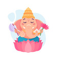 ancient indian hindu ganesha god and deity vector image vector image