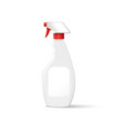 realistic sparay bottle mock up with shadow vector image