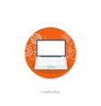 global communication social vector image