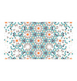 moroccan tile repeating patternborder vector image vector image