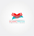 islamic logo templatequran icon design element vector image